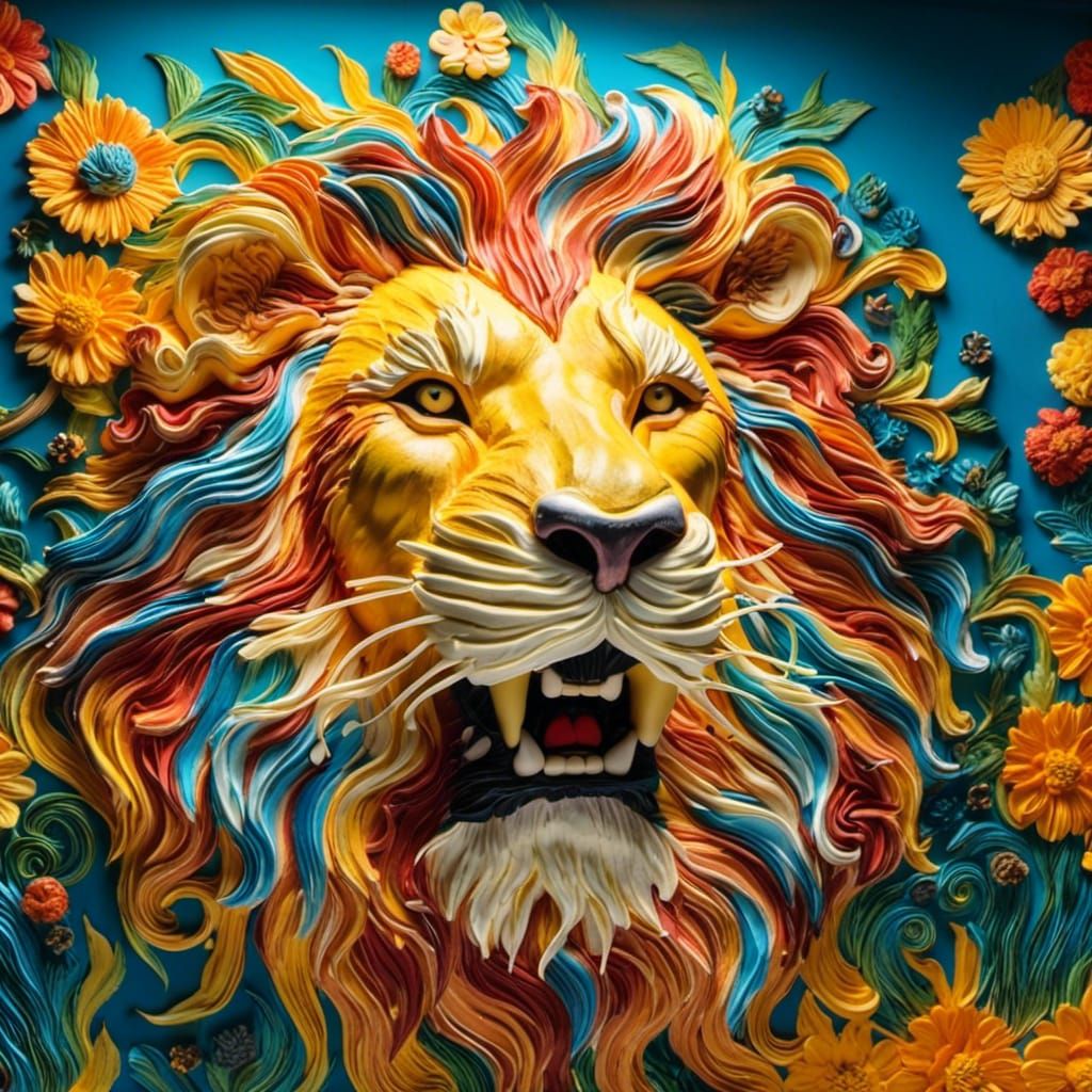 Aslan  made using the community model “buttercream.”