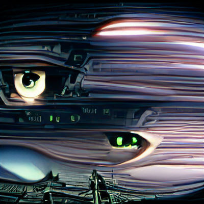 Alien Over Saturn