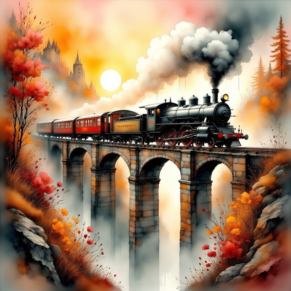 The Train  by @T White