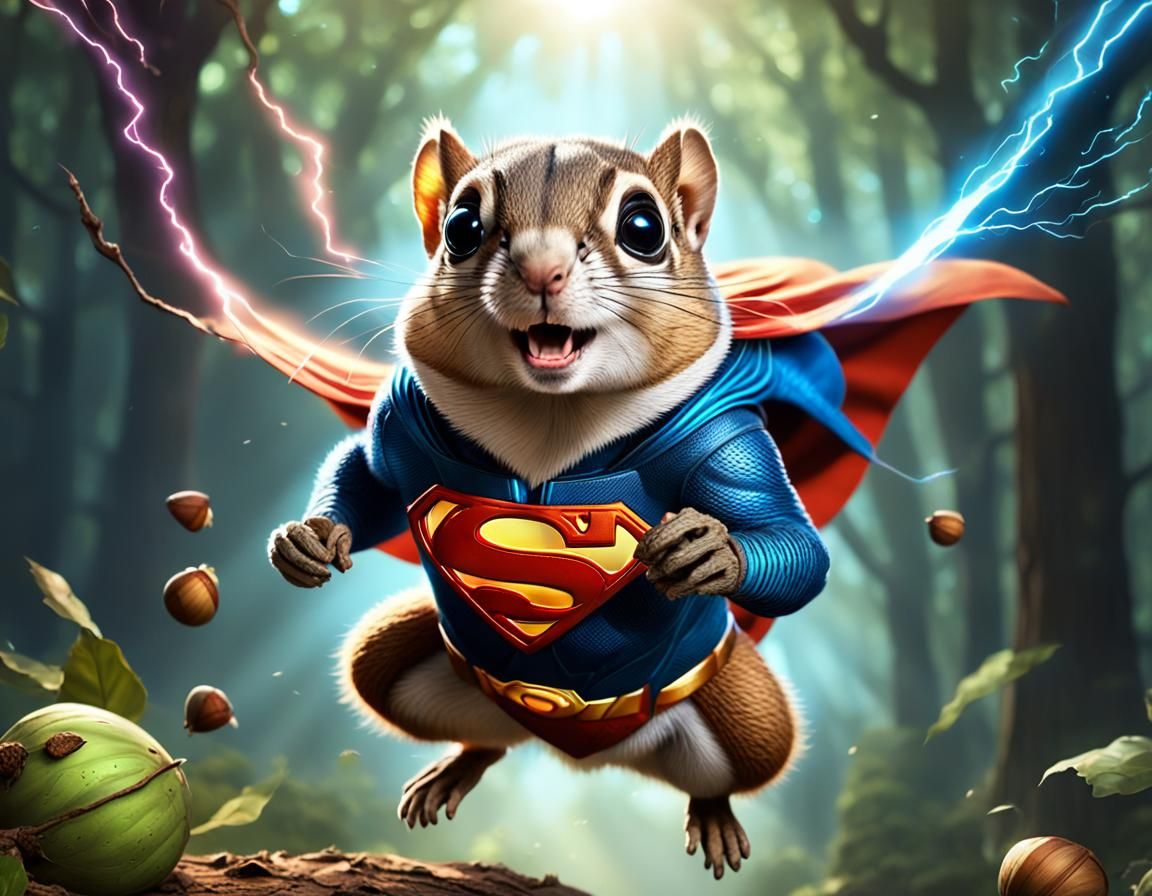Super Squirrel..  by @DbG
