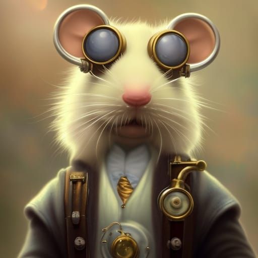 Mechanic rat - AI Generated Artwork - NightCafe Creator