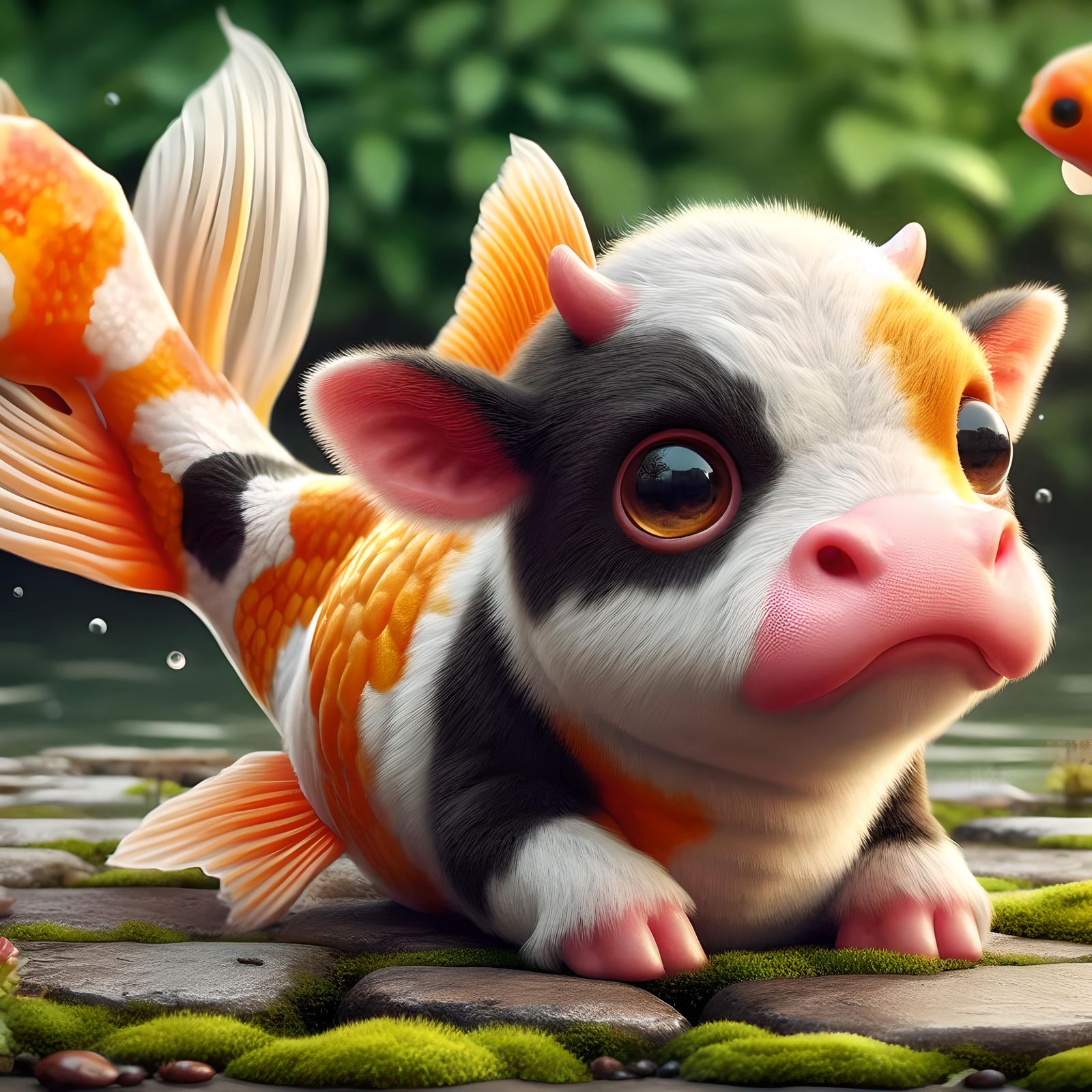 New Species: Koi-Cow 🐮🐠