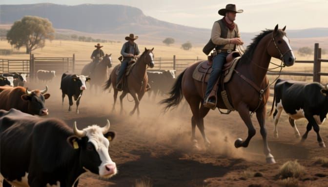 Herding Cattle