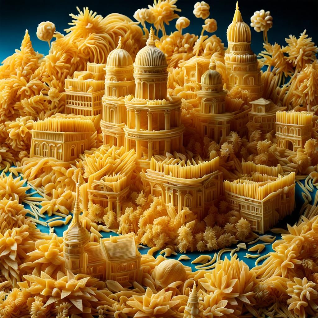 a kingdom of pasta  by @nana