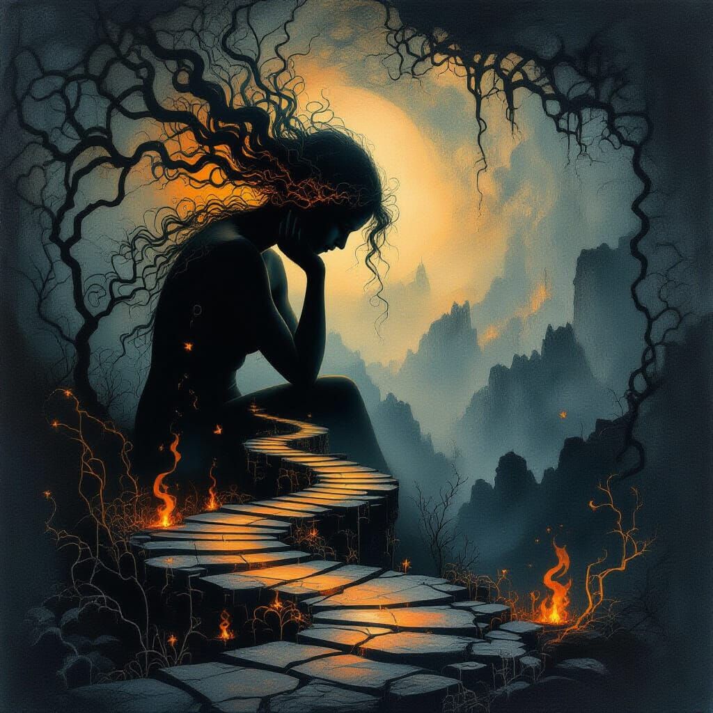 A cartography to the soul of ashes  by @noveldove