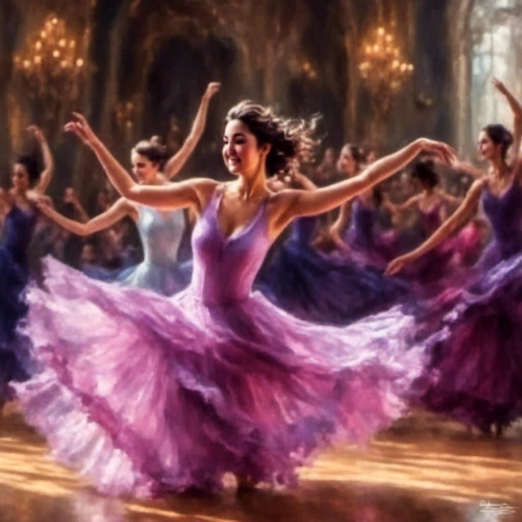 Rose 🌹 is dancing