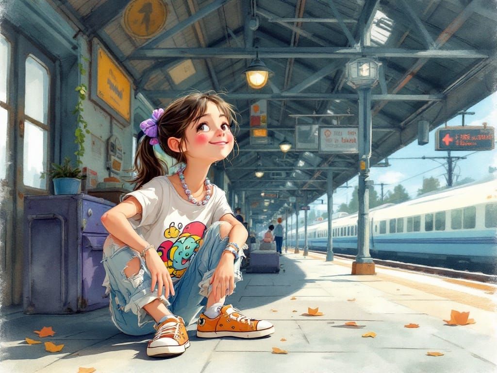 Waiting in a Train Station 