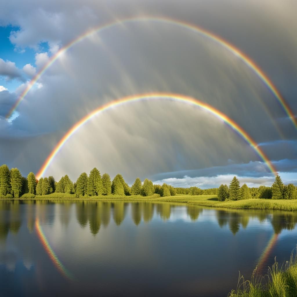 rainbow reflections