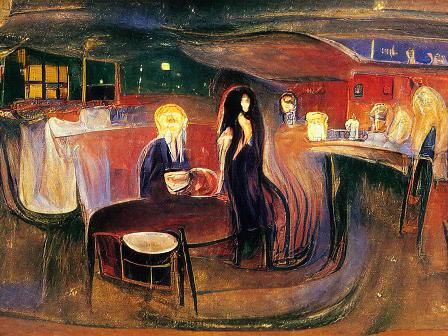 The Night Café - Edvard Munch