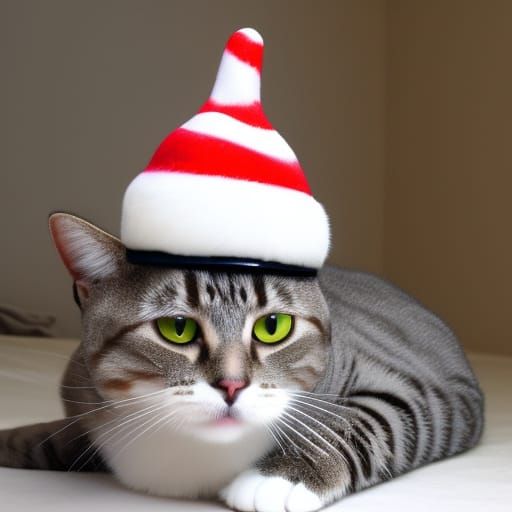 Cat in hat