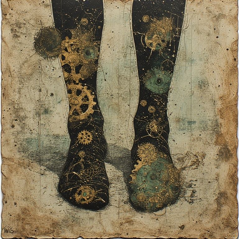 Steampunk socks