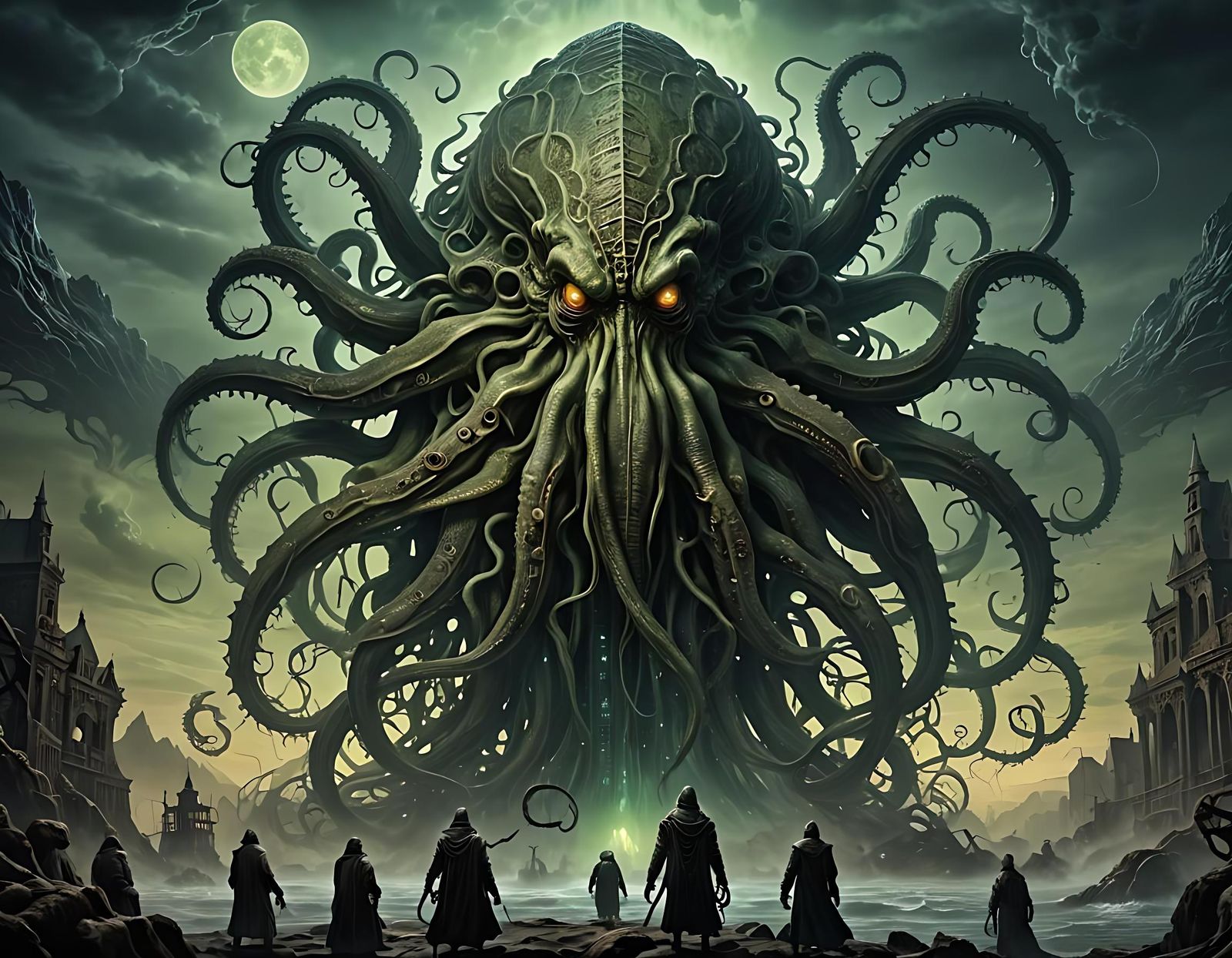 The Call Of Cthulhu - AI Generated Artwork - NightCafe Creator