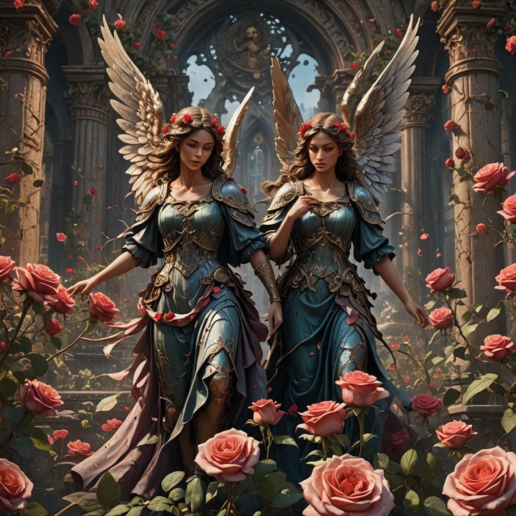 ANGELS AND ROSES