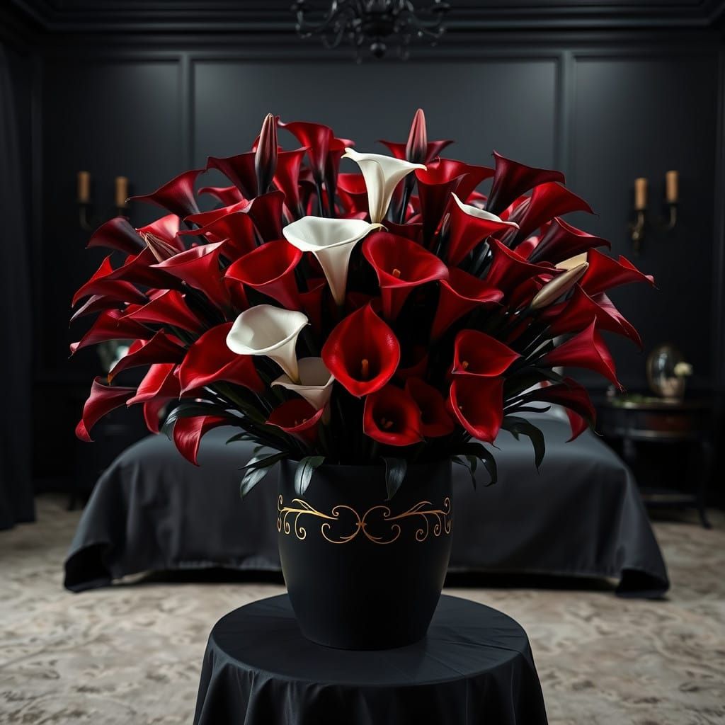 Gothic Calla Lilies