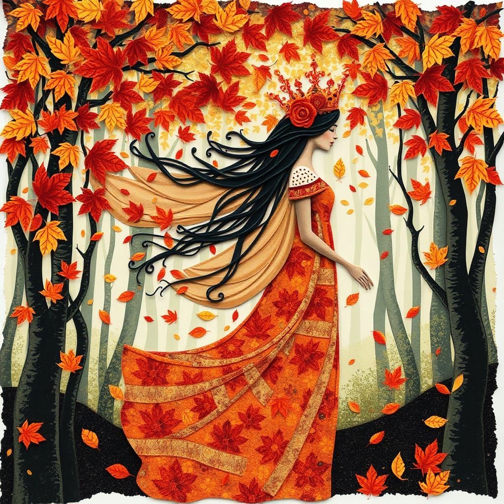 [quilling, papercraft, paper collage, dreamy collage:2], Aut...