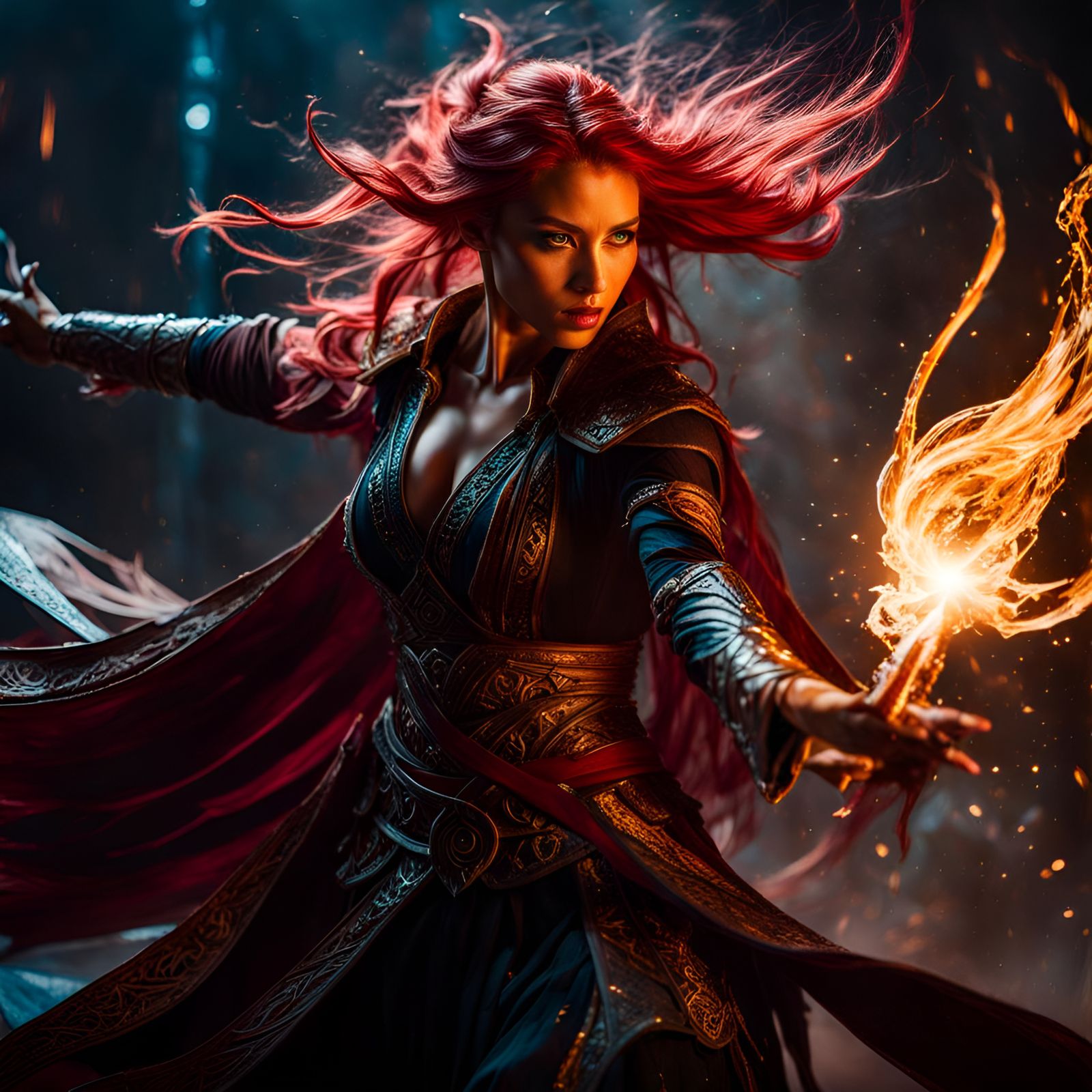 The Scarlett Sorcerer  by @Karlos Fandango