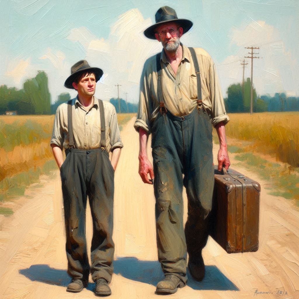 "And I get to tend the rabbits ... "