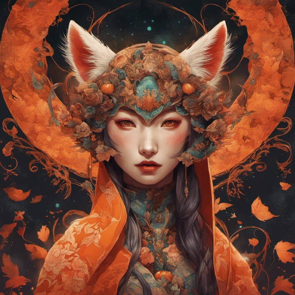 kitsune - AI Generated Artwork - NightCafe Creator