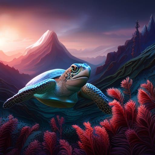 Turtle - AI Generated Artwork - NightCafe Creator