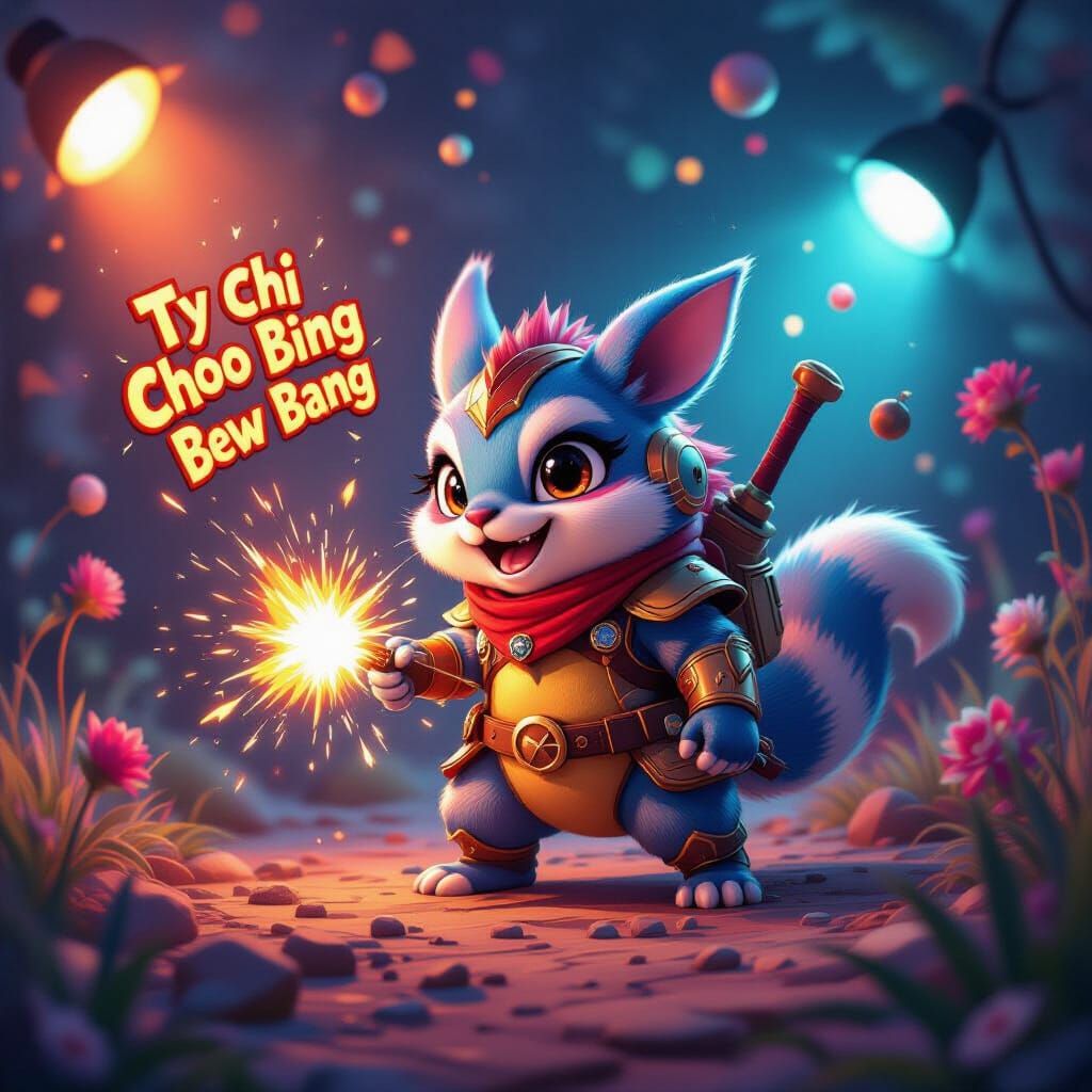 Whimsical Soundscape Art with Hyperrealistic Splash Style