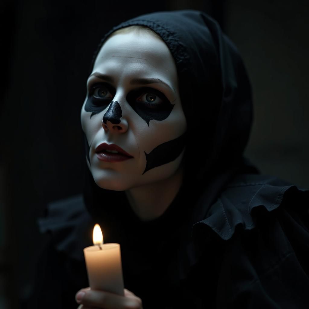 Beautiful but terrible young witch.