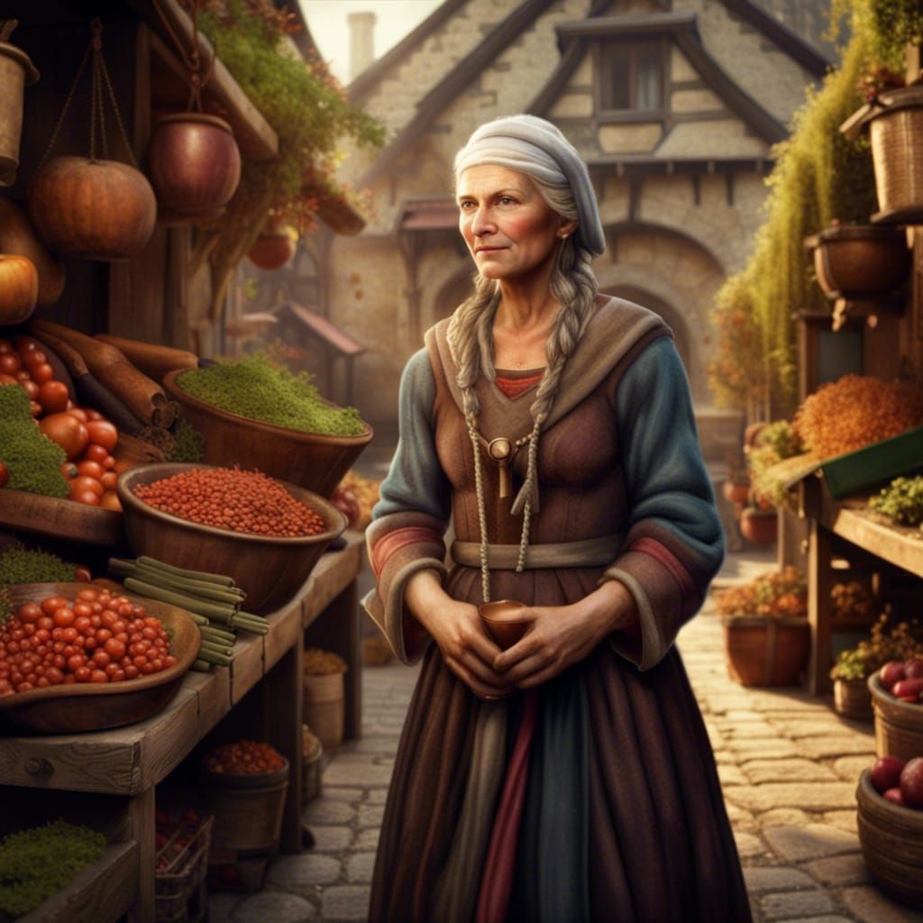 Herb woman  by @Ventrale