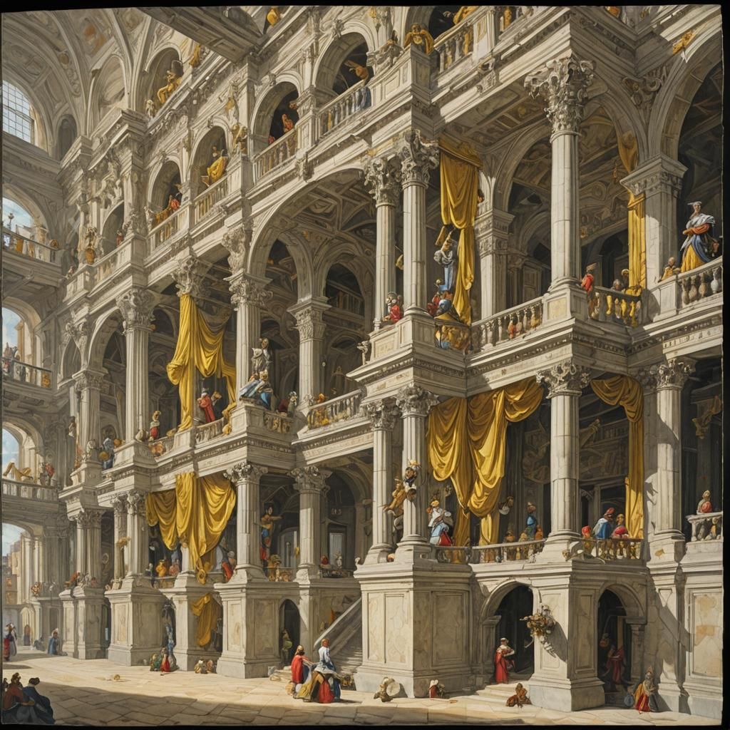 Jour de fête au palais.