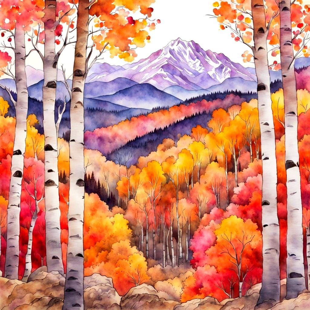 Colorful autumn in the Rockies  by @Andy