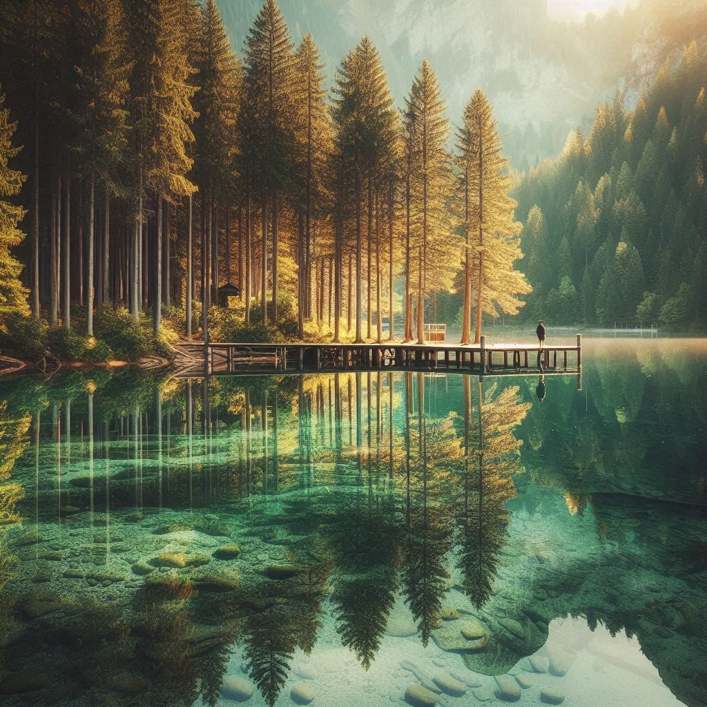 Pines By The Lake