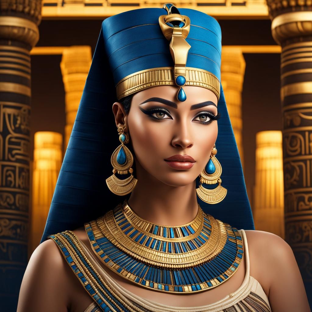 Pharaoh Queen Cleopatra - AI Generated Artwork - NightCafe Creator