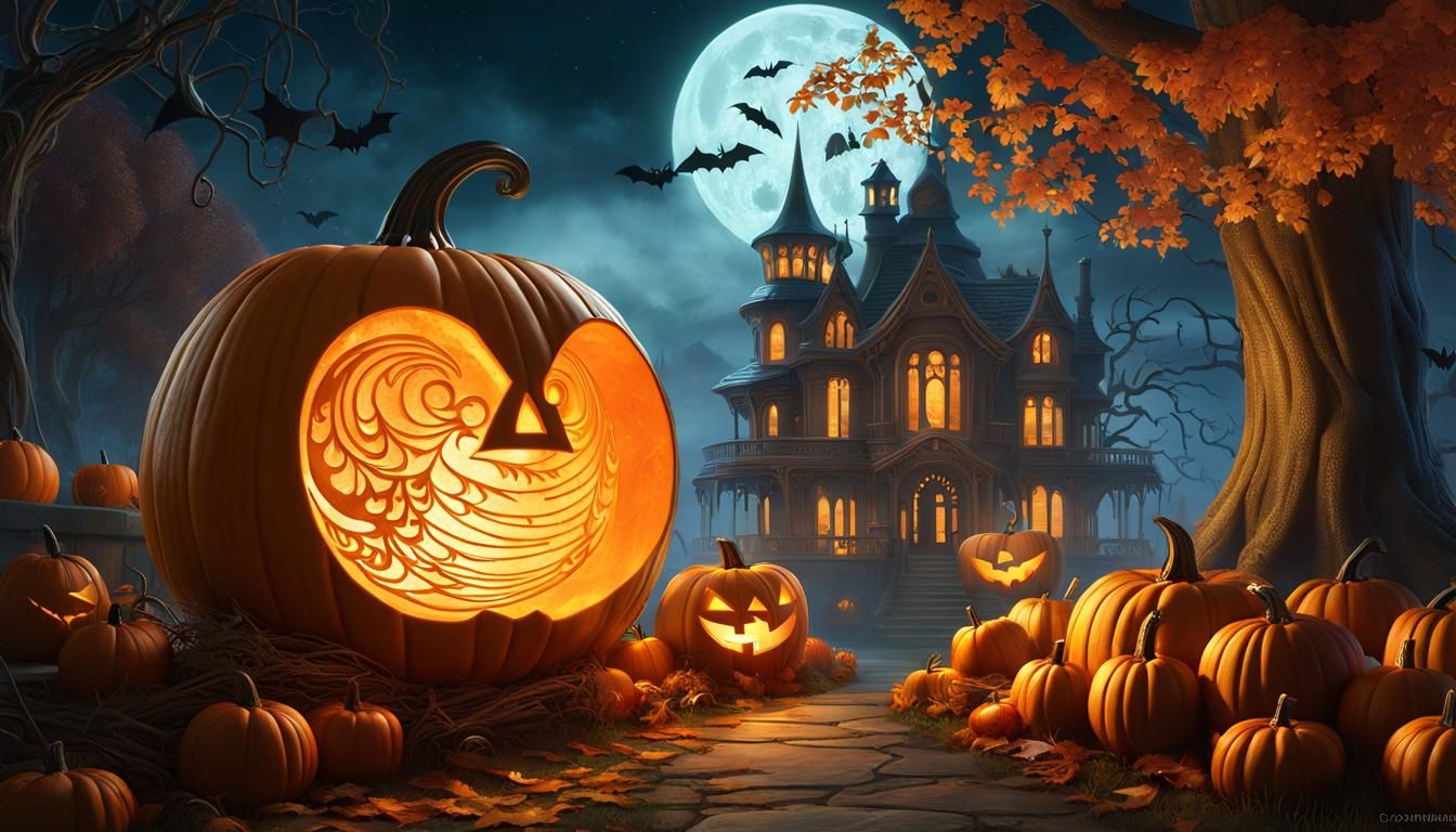 Jack-o'-lantern - AI Generated Artwork - NightCafe Creator