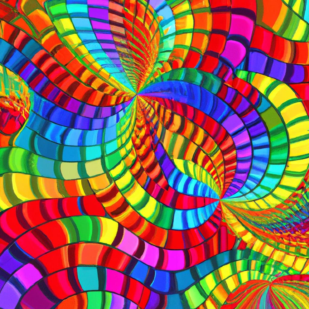 Curves Made from Squares  by @Gary Murakami