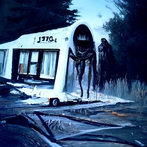 creepy motel