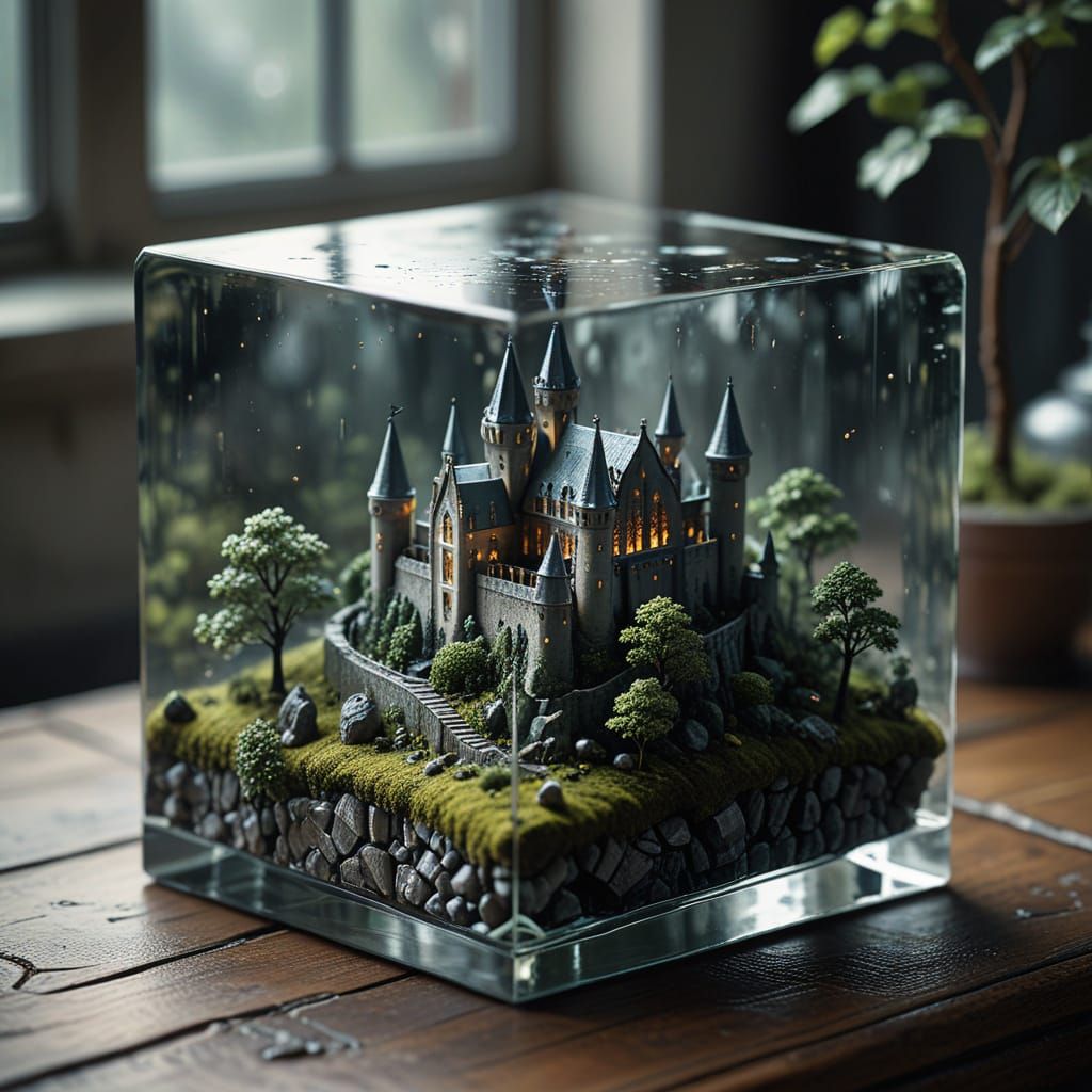 Micro medieval castle  by @Mr50033