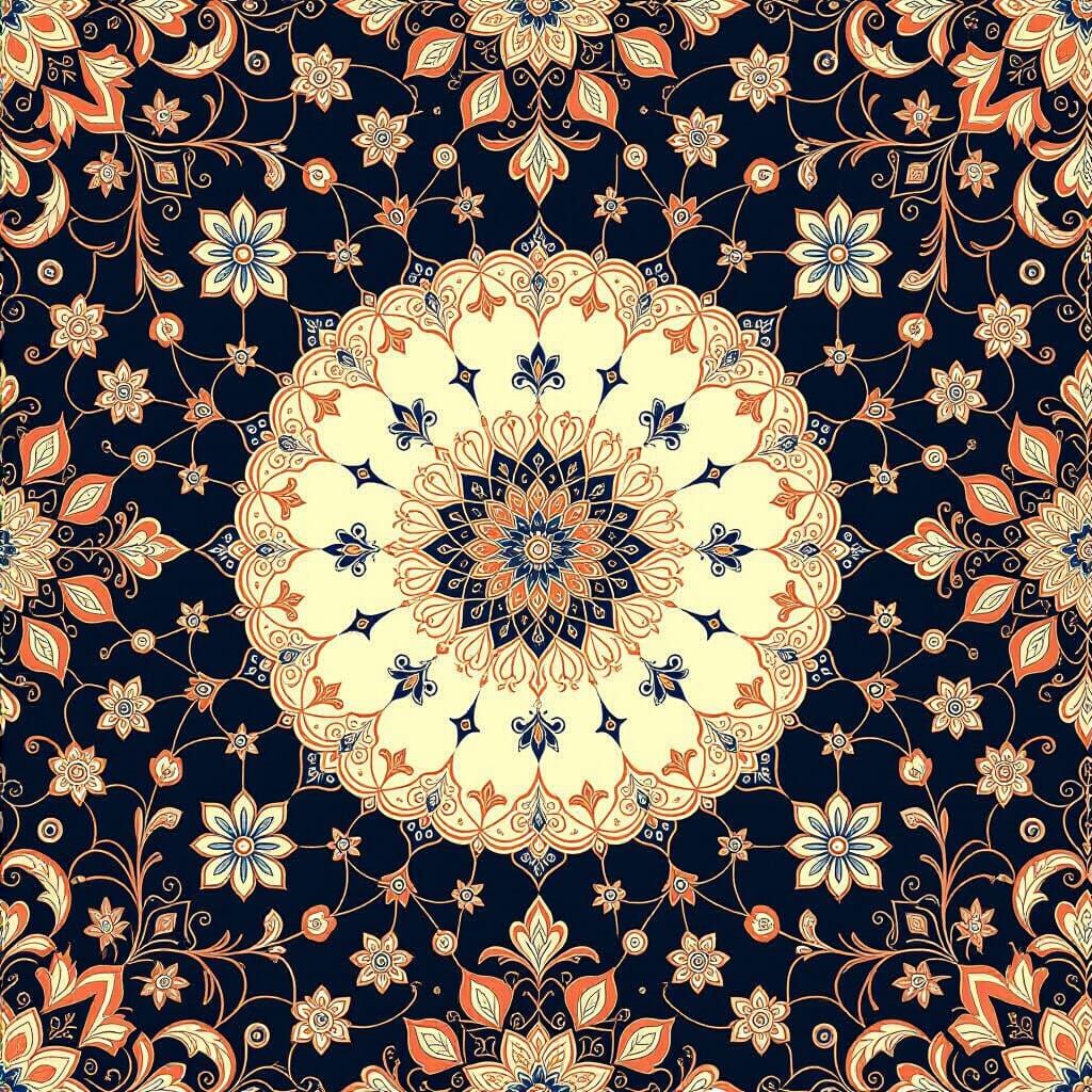 Underwater Cosmic Garden with Robotic Fish, Futuristic Style