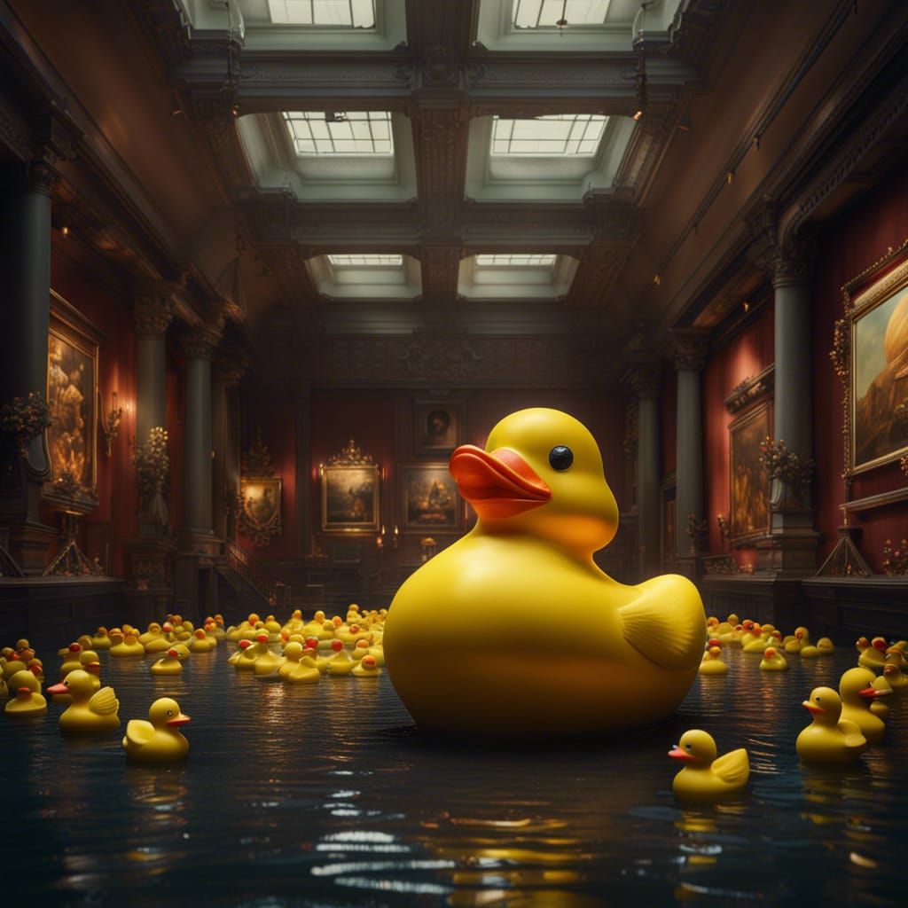 rubber ducky you're the one - AI Generated Artwork - NightCafe Creator