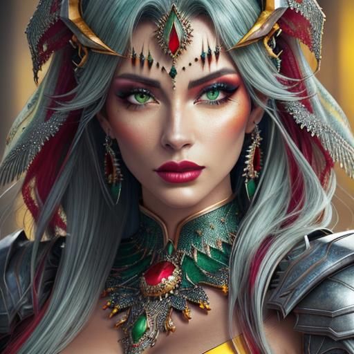 Captivating Beauty. medium shot, high resolution, cinematic,...