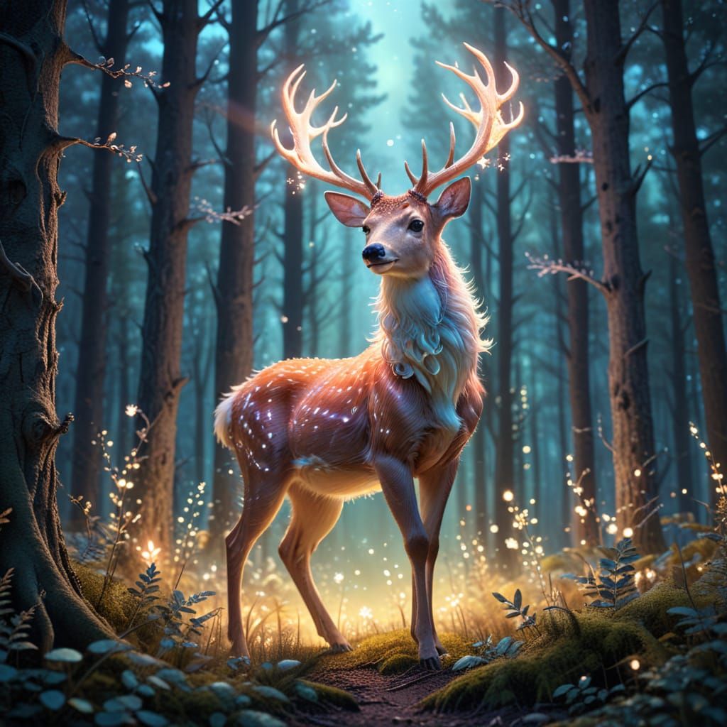 Mystical Deer  by @jk