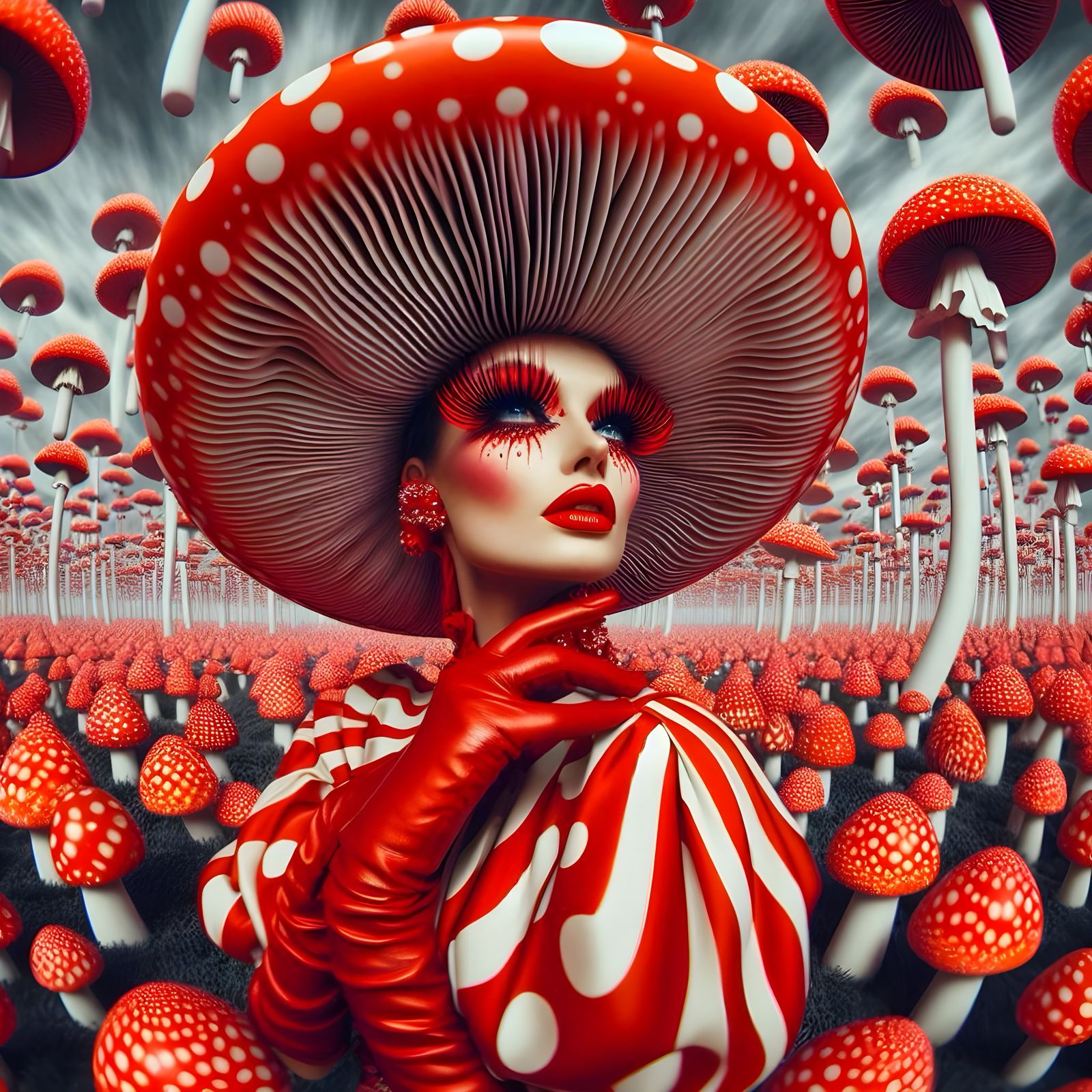 Amanita Fashionista  by @Electra