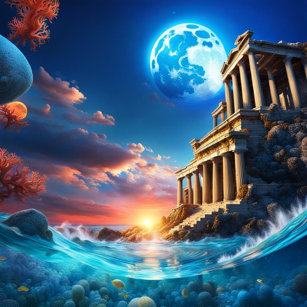 Greek Ruins #1 - AI Generated Artwork - NightCafe Creator