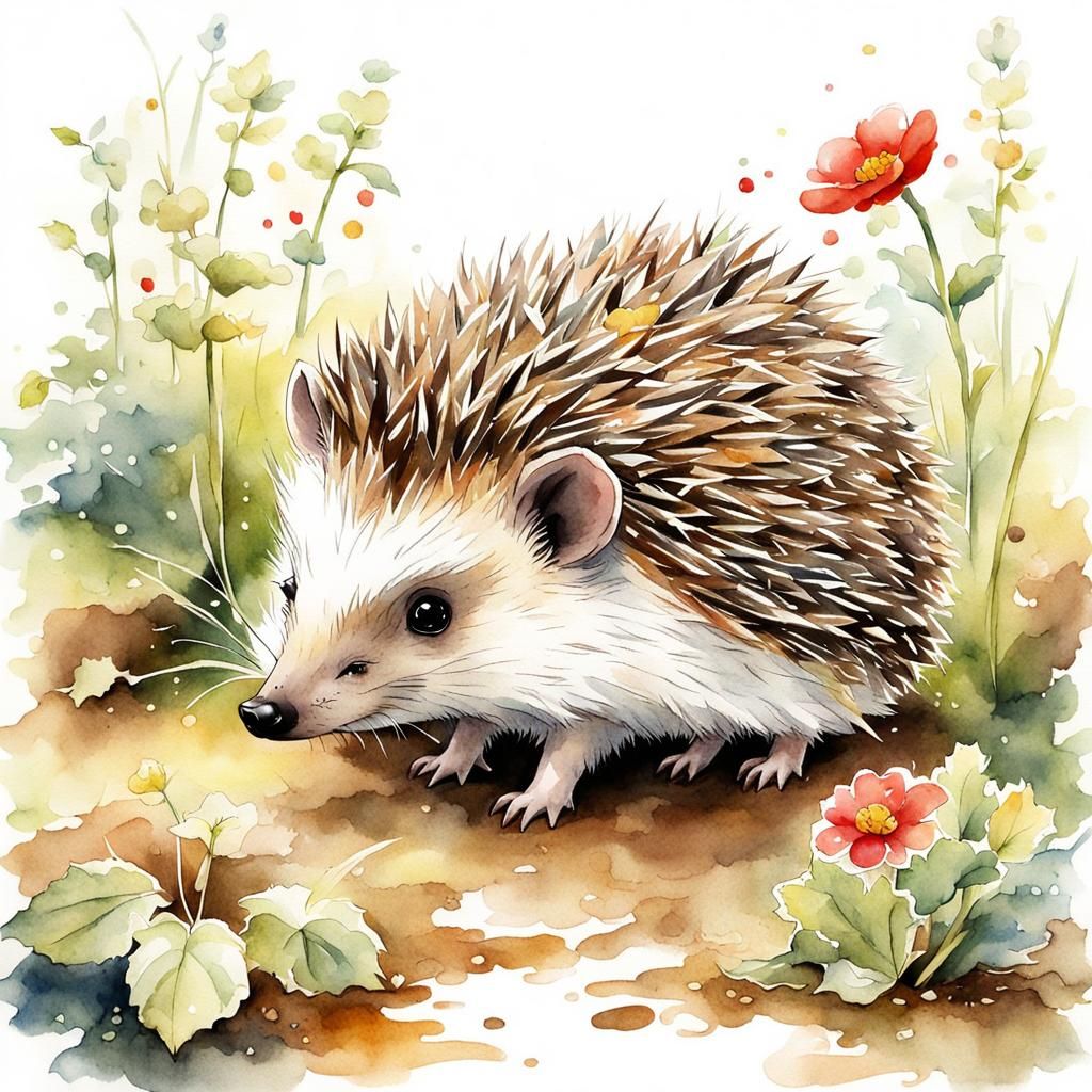 FORAGING HEDGEHOG