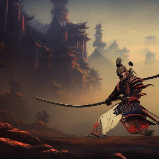 Samurai - AI Generated Artwork - NightCafe Creator