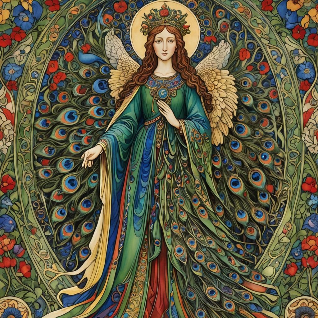 Peacock angel
