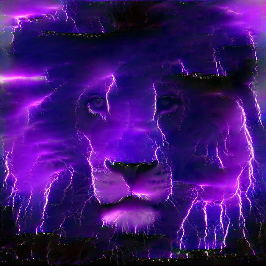 lightning lion