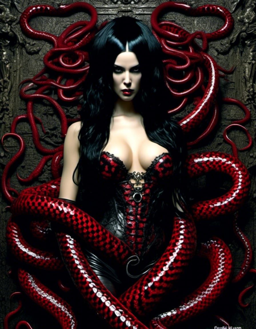 Red Snake Woman
