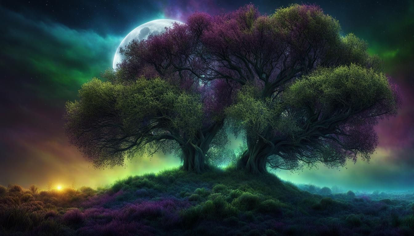 Dark Rainbow Moonlight   by @Arrioch