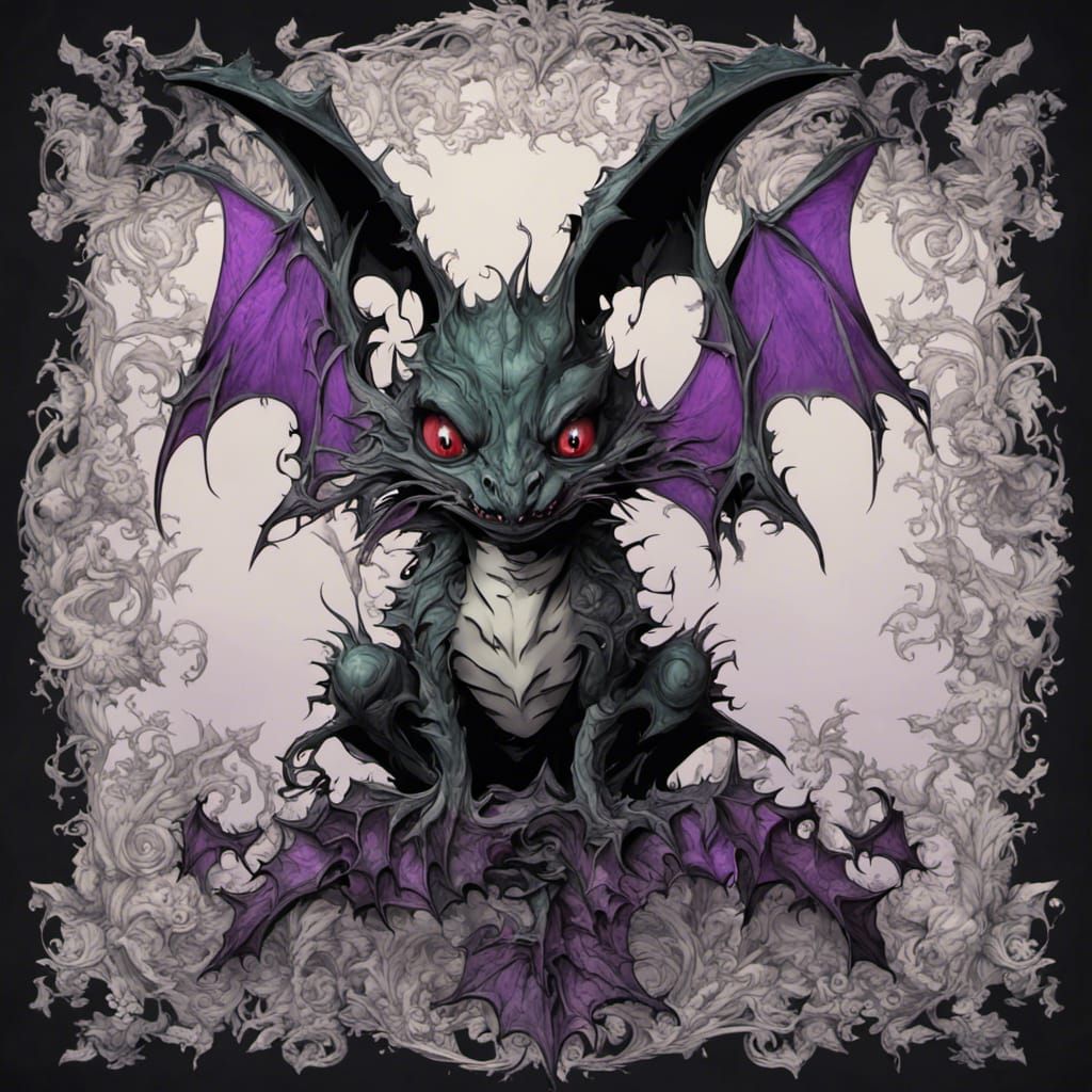 Nightmare Dragon - AI Generated Artwork - NightCafe Creator