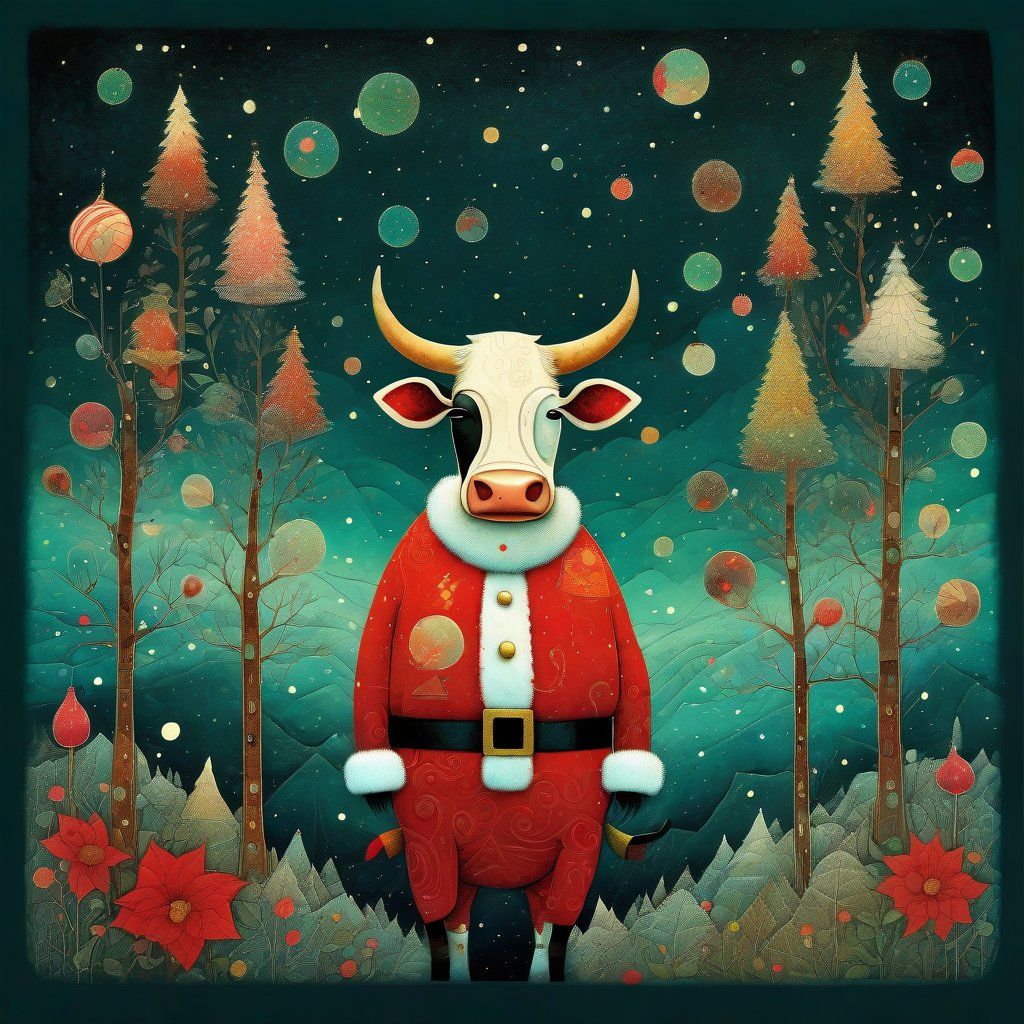 Christmas Cow.
