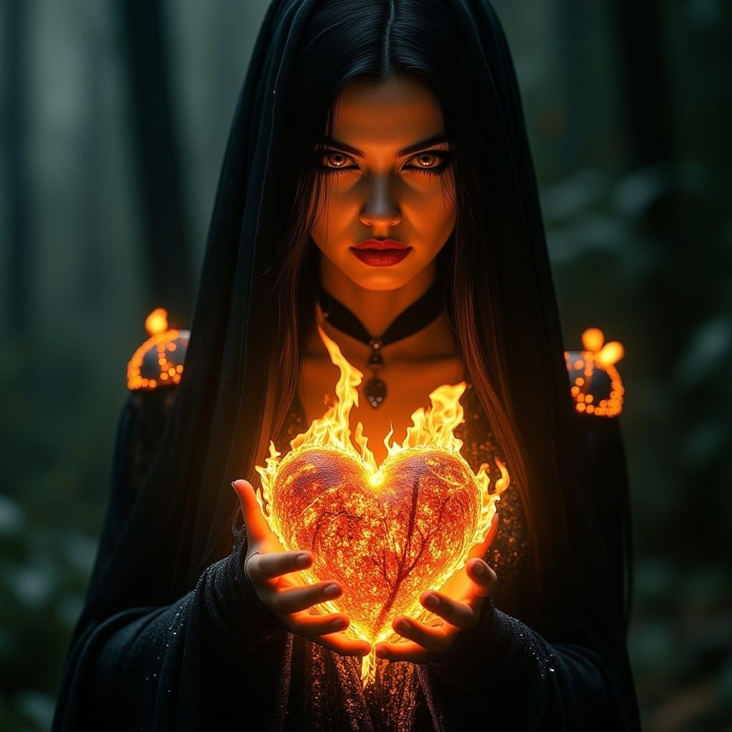 my heart is made of fire  by @Marta