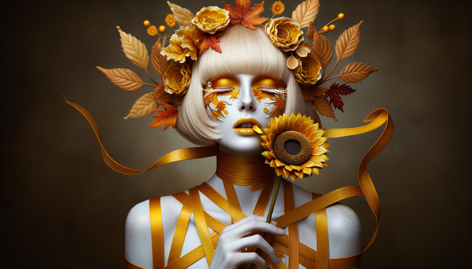 translucent colors, flowers, moody, sinister